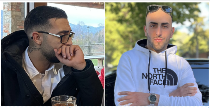 Da sinistra: Michele Forastieri Cosenza ed Emanuele Accomando. Avevano 22 e 25 anni Da sinistra: Michele Forastieri Cosenza ed Emanuele Accomando. Avevano 22 e 25 anni