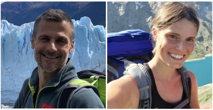 Le vittime della slavina (foto da Facebook) Le vittime della slavina (foto da Facebook)