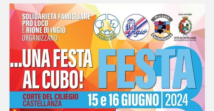 Sabato e domenica alla Corte del Ciliegio... “una festa al cubo”