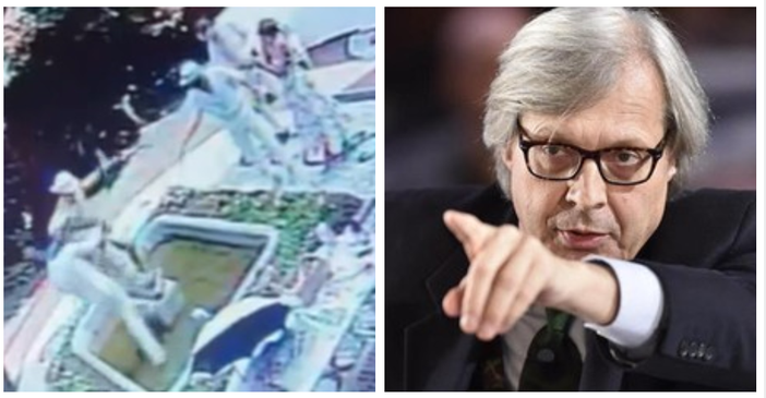Statua di Butti distrutta a Viggiù, l'ira di Sgarbi: «Quei turisti influencer sono dei cogli... Devono pagare»