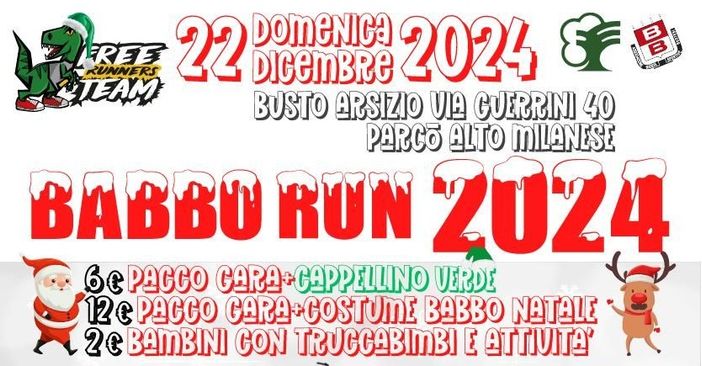 Babbo Run 2024 a Castellanza: corsa e camminata natalizia per grandi e piccoli nel Parco Alto Milanese Babbo Run 2024 a Castellanza: corsa e camminata natalizia per grandi e piccoli nel Parco Alto Milanese
