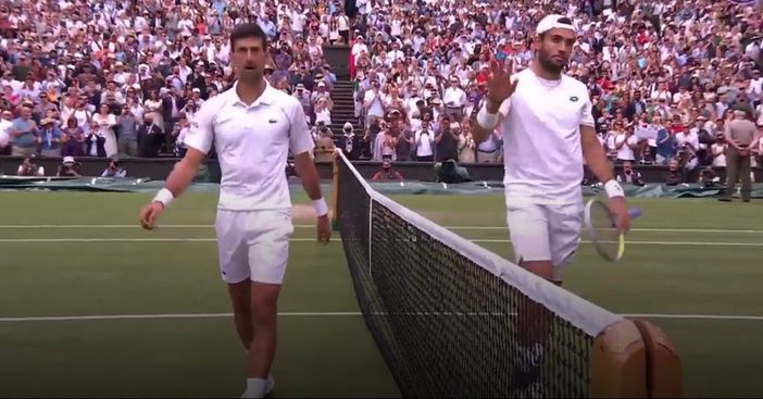 Si ferma in finale la corsa di Berrettini, ma l'erba di Wimbledon è ugualmente un po' azzurra Si ferma in finale la corsa di Berrettini, ma l'erba di Wimbledon è ugualmente un po' azzurra