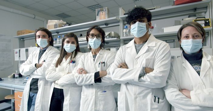 Il team di Greta Forlani durante le riprese della docuserie Il team di Greta Forlani durante le riprese della docuserie