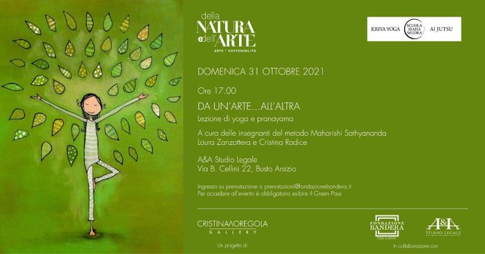 “Da un’arte...all’altra”, lezione di yoga e pranayama “Da un’arte...all’altra”, lezione di yoga e pranayama