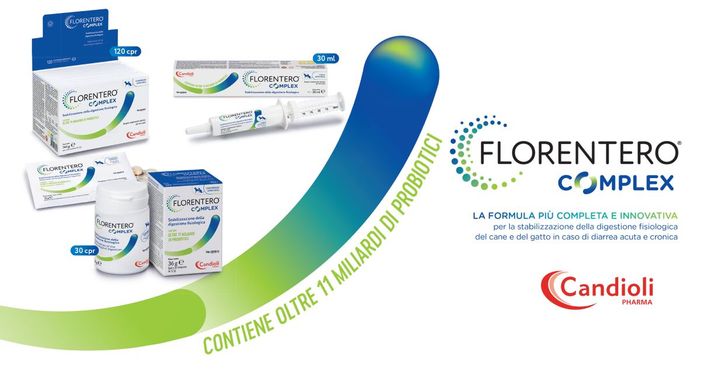 Candioli Pharma lancia Florentero® Complex: la nuova formulazione per il supporto del microbiota intestinale di cani e gatti