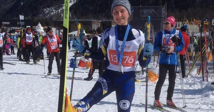 La foto con cui lo Sci Club Cunardo ricorda Stefania Martinoli