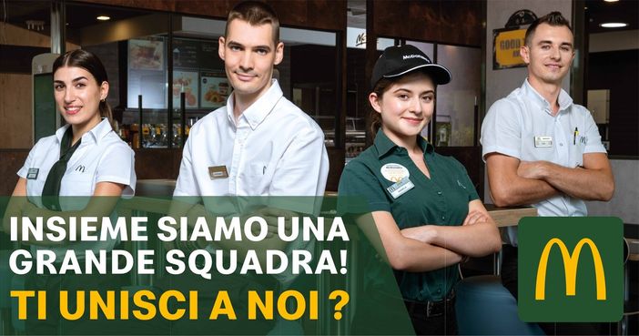 TROVALAVORO - McDonald’s apre le candidature per 100 nuove assunzioni a Varese e Milano TROVALAVORO - McDonald’s apre le candidature per 100 nuove assunzioni a Varese e Milano