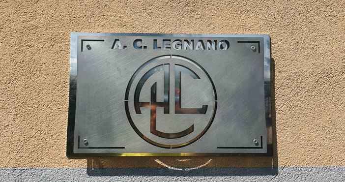 Una nuova targa per il Legnano dall'azienda Barlocco