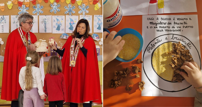 Bambini a scuola di tradizione col Magistero dei Bruscitti Bambini a scuola di tradizione col Magistero dei Bruscitti