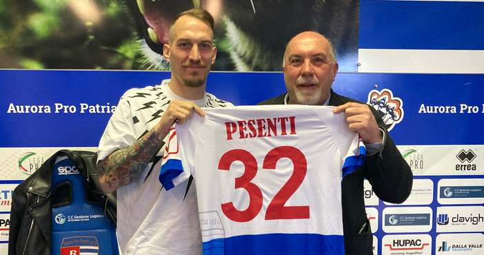 Pesenti e Turotti alla presentazione del tigrotto