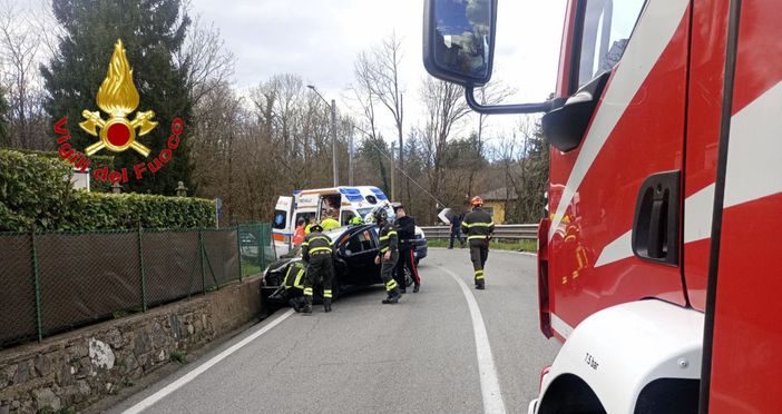 Ancora un incidente sulla statale 233: elisoccorso in azione a Cadegliano, ferita una donna