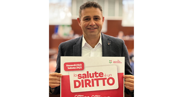 “La salute è un diritto”, il 23 e 24 febbraio prima conferenza regionale del Pd “La salute è un diritto”, il 23 e 24 febbraio prima conferenza regionale del Pd