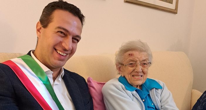 Gli auguri del sindaco Orlandi ad Anna Zappa che oggi compie 105 anni