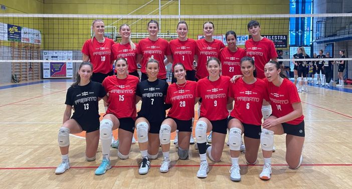 Seconda amichevole in Valtellina per le cocche (foto credit Futura Volley Giovani)