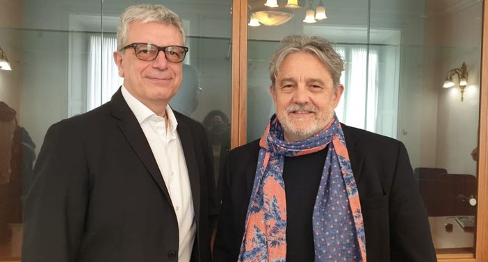 Da sinistra, il segretario generale Locatelli e il presidente Magrini Da sinistra, il segretario generale Locatelli e il presidente Magrini