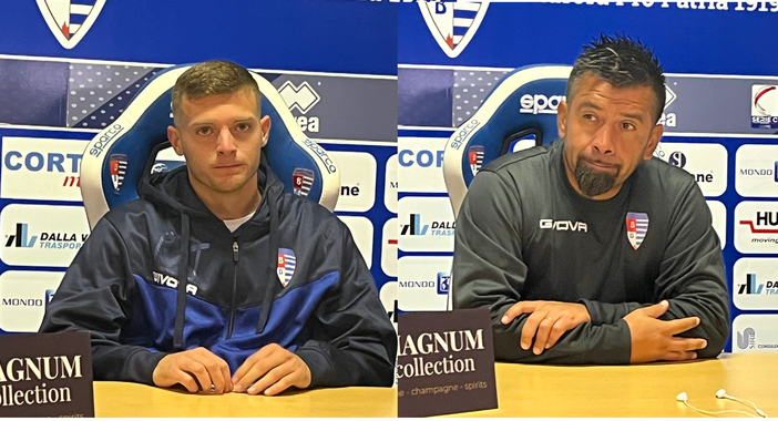 Stanzani e Vargas dopo la partita