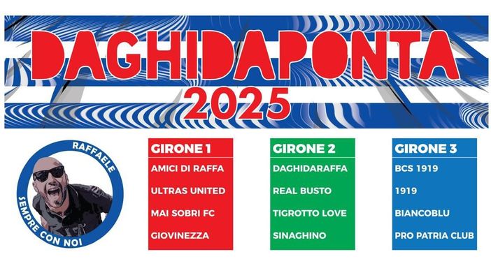 Il ritorno del Daghidaponta: «Andava fatto. Per Raffa, Fabietto e Giorgio e perché noi tifosi della Pro Patria dobbiamo stare tutti insieme»