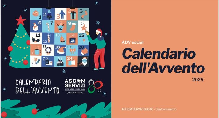 Un calendario per tornare bambini: arriva l’Avvento digitale di Ascom Servizi Busto Arsizio e Medio Olona