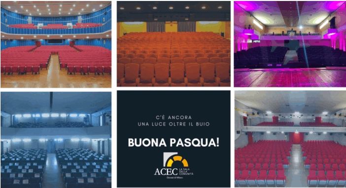 Busto, gli auguri di Pasqua del Lux: «C'è ancora una luce oltre il buio»