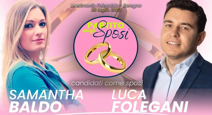 Il simpatico annuncio di Samantha e Luca