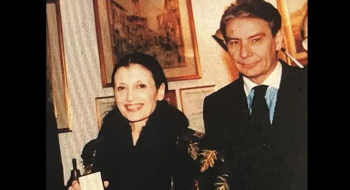 Mario Lodoletti con Carla Fracci a Marnate per l'associazione Pentagramma - foto dalla pagina del Pentagramma Mario Lodoletti con Carla Fracci a Marnate per l'associazione Pentagramma - foto dalla pagina del Pentagramma