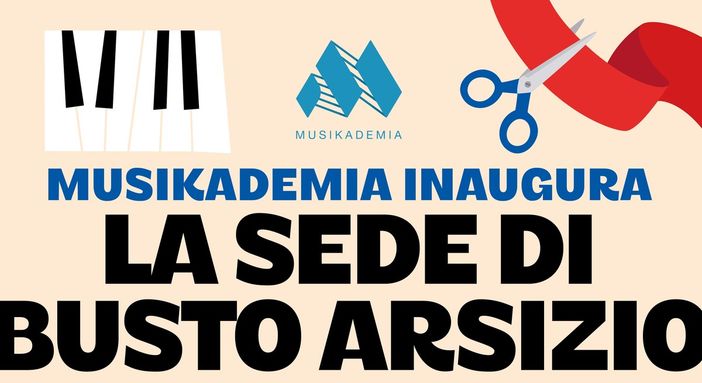 Musikademia, scuola di musica anche a Busto nei locali di Amadeus Musikademia, scuola di musica anche a Busto nei locali di Amadeus