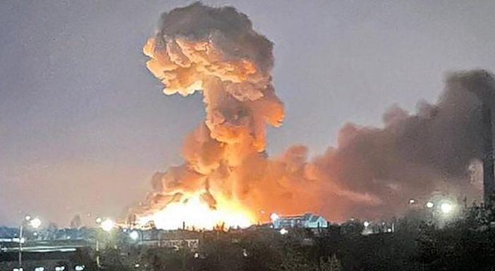 La foto diffusa dal governo ucraino il giorno dell'inizio dei combattimenti La foto diffusa dal governo ucraino il giorno dell'inizio dei combattimenti