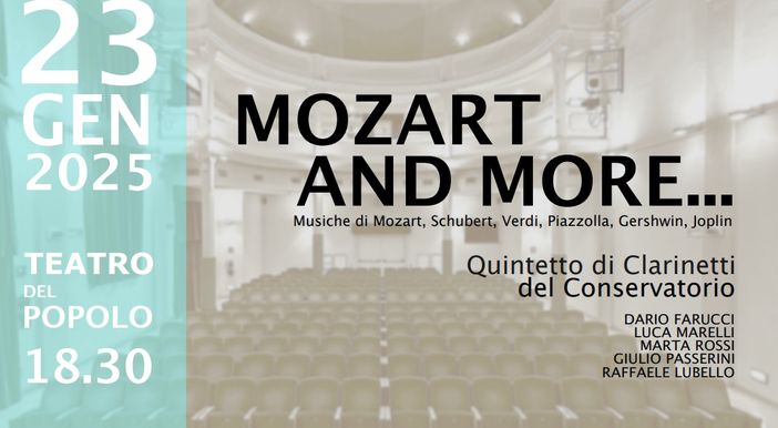 “Mozart and More…”: il Conservatorio Puccini porta a Gallarate un viaggio musicale tra Europa e Americhe “Mozart and More…”: il Conservatorio Puccini porta a Gallarate un viaggio musicale tra Europa e Americhe