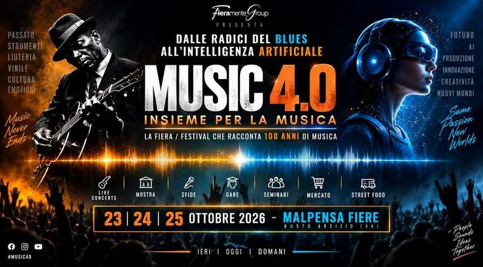MalpensaFiere alza il volume con MUSIC 4.0 MalpensaFiere alza il volume con MUSIC 4.0