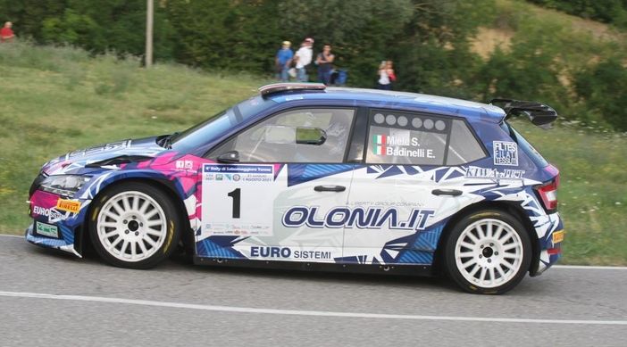 Simone Miele sulla Skoda Fabia R5