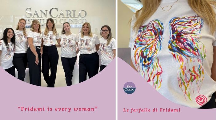 San Carlo, una farfalla con Fridami per “La Casa di Chiara” San Carlo, una farfalla con Fridami per “La Casa di Chiara”