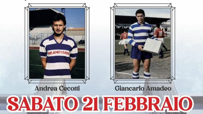 Tribuna laterale e distinti per Amadeo e Cecotti: appuntamento sabato 21 allo “Speroni”