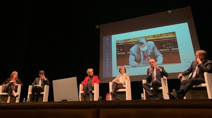 I relatori dell'incontro di venerdì sera a Legnano