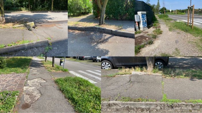 Santi Apostoli, marciapiedi che disastro