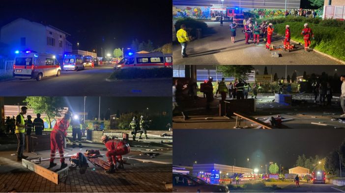 FOTO e VIDEO. Tutti mobilitati per una calamità naturale: maxi-esercitazione a Solbiate