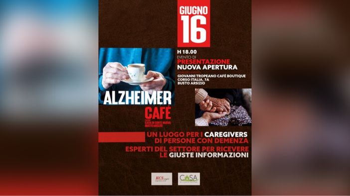 Arriva anche a Busto l’Alzheimer Cafè: venerdì la presentazione