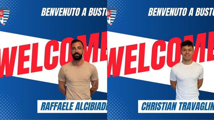 Due nuovi arrivi in casa Pro Patria: Alcibiade e Travaglini