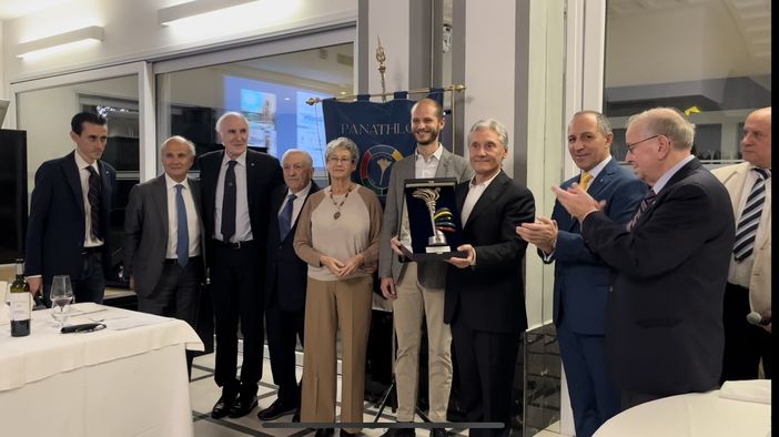 IL VIDEO. Beppe Saronni: «Fiero della prima Fiamma Panathlon Sergio Allegrini»