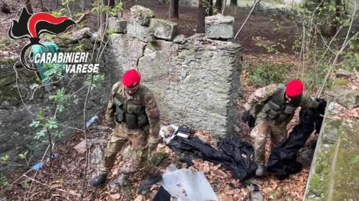 I Carabinieri &quot;Cacciatori&quot; per la lotta allo spaccio nei boschi del Varesotto