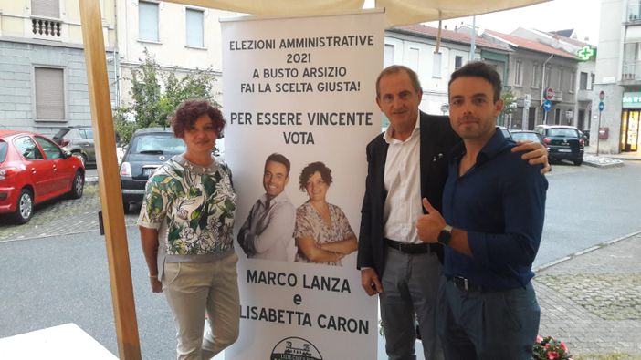 Emanuele Antonelli con Elisabetta Caron e Marco Lanza