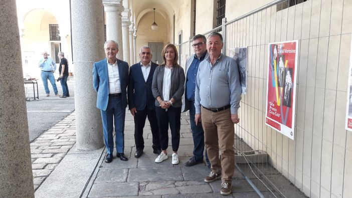 Da sinistra, Roberto Casnati, Orazio Tallarida, Laura Rogora, Michele Castelletti e Sergio Gianoli