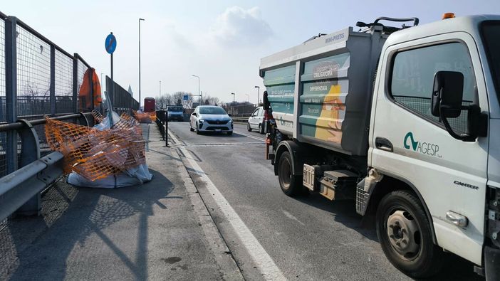 Sacconago, riaperto interamente il cavalcavia