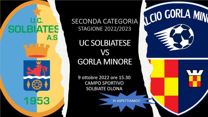 Foto dalla pagina Facebook della Solbiatese