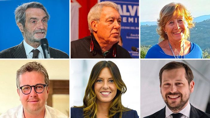 Da sinistra in senso orario: Fontana, Speroni, Ruffinelli, Monti, Tovaglieri, Cassani