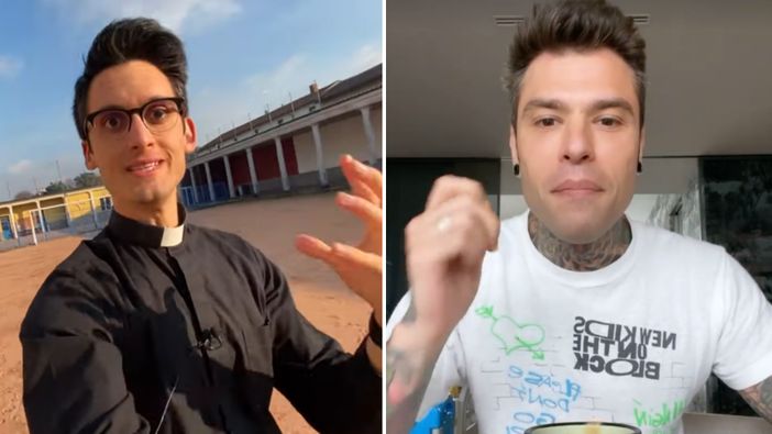 Don Alberto Ravagnani e Fedez: botta e risposta via social network Don Alberto Ravagnani e Fedez: botta e risposta via social network