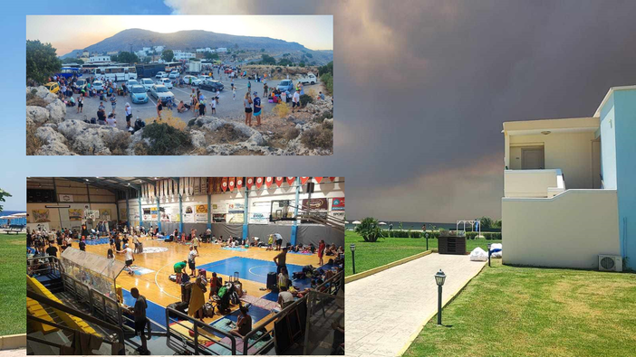 Incendi a Rodi, turisti bloccati sull’isola: «Ancora in attesa di informazioni» Incendi a Rodi, turisti bloccati sull’isola: «Ancora in attesa di informazioni»