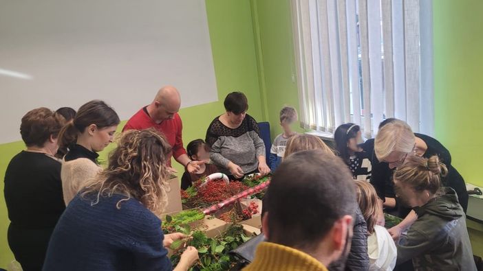 FOTO. Marnate, tutti al lavoro per il Natale