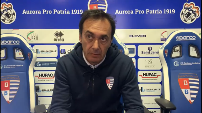 Luca Prina alla vigilia di Triestina - Pro Patria