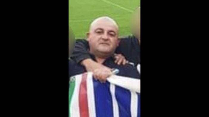 Paolo nella foto postata dagli ultras