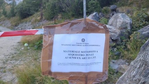 Incredibile a Macugnaga: messo sotto sequestro il sentiero per il rifugio Zamboni